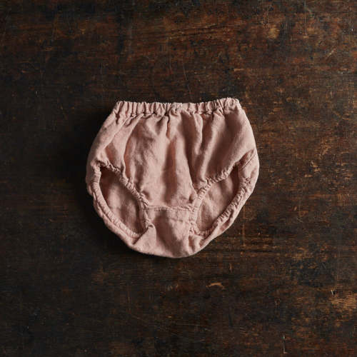 Linen Baby Bloomers in pink - sizes 3 months-2 years – MamaOwl