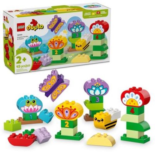 LEGO DUPLO Town Creative Garden & Flowers Building Toy for Toddlers 10444