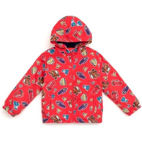 Disney Boys' Fleece Hooded Rain Jacket for Baby & Kids