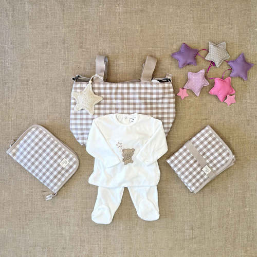 Velvet Baby Set Bear | Doña Carmen Online Store