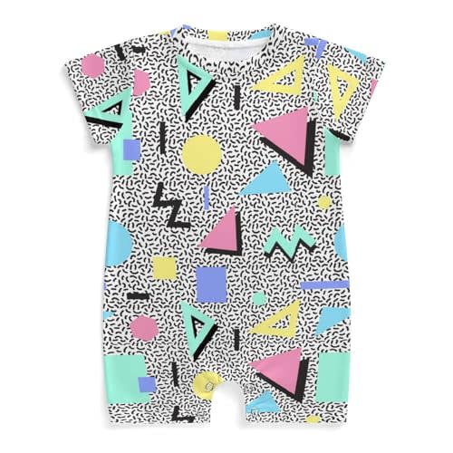 AuHomea Newborn Baby Romper Clothing Cute Infant Short Sleeve Clothes Jumpsuit Playsuit One Piece Outfit for Boy Girl