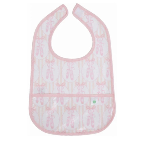 The Wipe It Bib, Ballet - Apple of My Isla Bibs | Maisonette