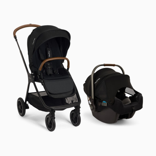 Nuna PIPA rx & TRIV next Travel System - Caviar/Cognac