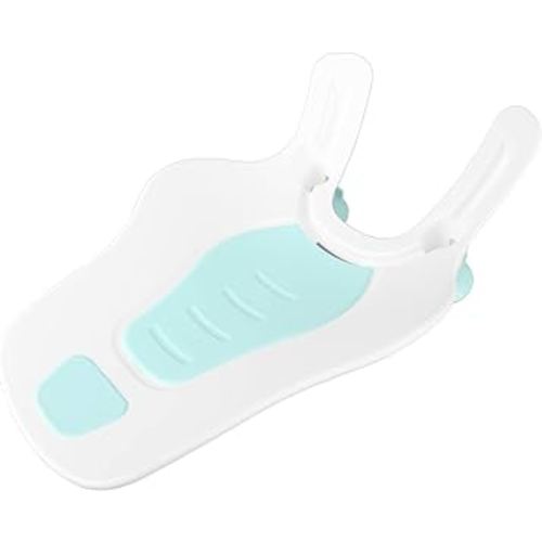 Infant Sink Bather,SemiCircular Basin Rinse Clean Baby Bathing Suit Foldable Butt Wash Ergonomic Portable Home for Newborn (Mint Green)