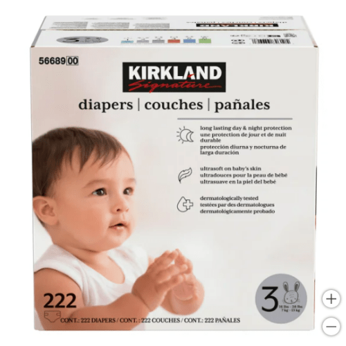 Size 3 Diapers (Unscented)