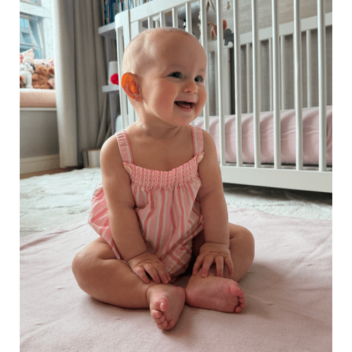 The Baby Arlo Bubble - Pink Variegated Stripe – Hill House Home