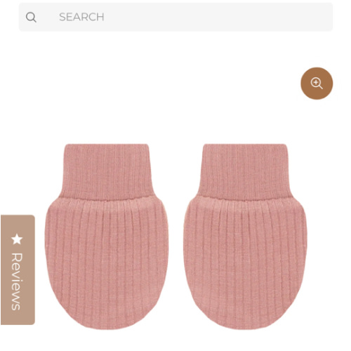 Jane Ribbed No Scratch Mittens