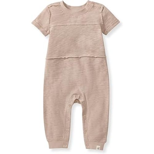 Burt's Bees Baby baby-boys Jumpsuit, 100% Organic Cotton One-piece Short Sleeve, Long Sleeve Coverall