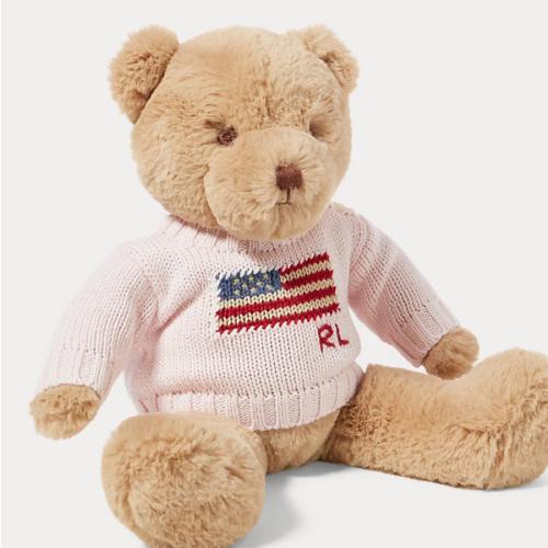 Small Flag-Sweater Polo Bear | Ralph Lauren