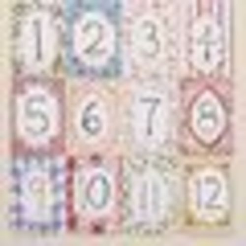 Vibrant Painted Baby Milestone Marker Cards