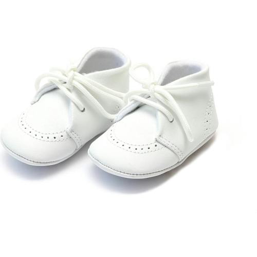 Benny Leather Brogue Oxford Crib Shoe (Infant)