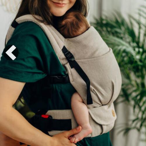 LennyLight Carrier, Standard Size, broken-twill weave 100% cotton - PEANUT BUTTER