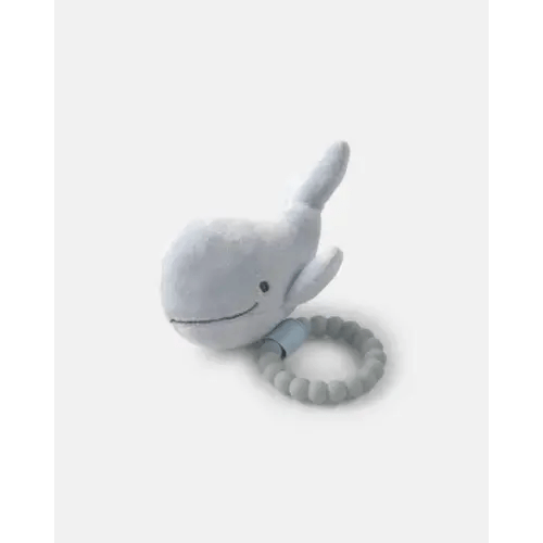 Whale Plush Teether - Blue | Carter's