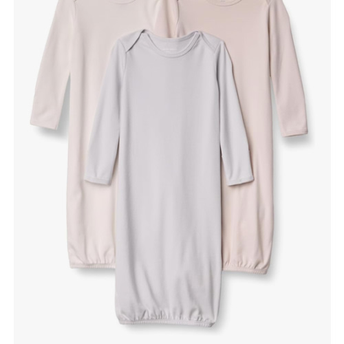 Amazon Essentials Unisex-Baby Long Sleeve Sleeper Cotton Gown
