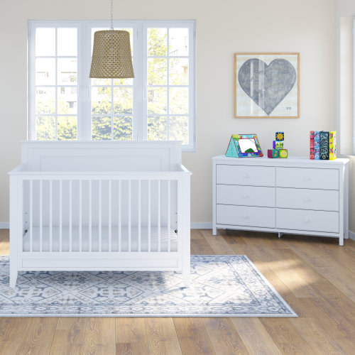 Storkcraft Solstice Convertible Standard 2 - Piece Crib and Dresser Set & Reviews | Wayfair
