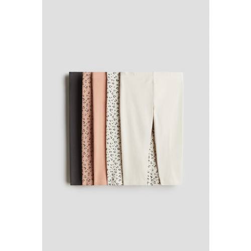5-PACK COTTON CAPRI LEGGINGS