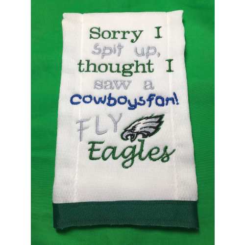 Philadelphia Eagles Burp Cloth