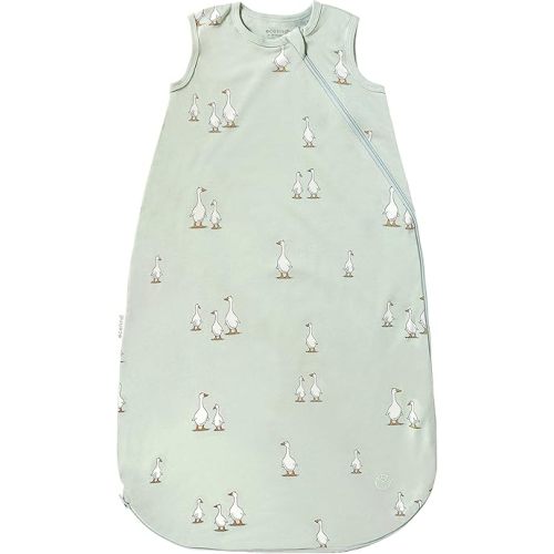 Ecolino Organic Cotton Baby Sleep Sack - 2-Way Zipper Baby Wearable Blanket - Toddler Sleeping Bag Sack - 18-36 Months - Goose