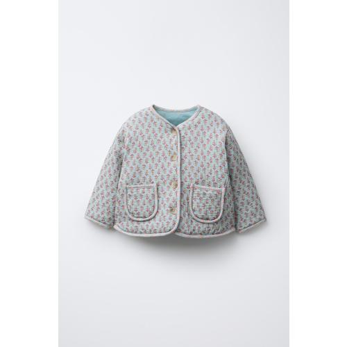 FLORAL QUILTED JACKET - Multicolored | ZARA United States