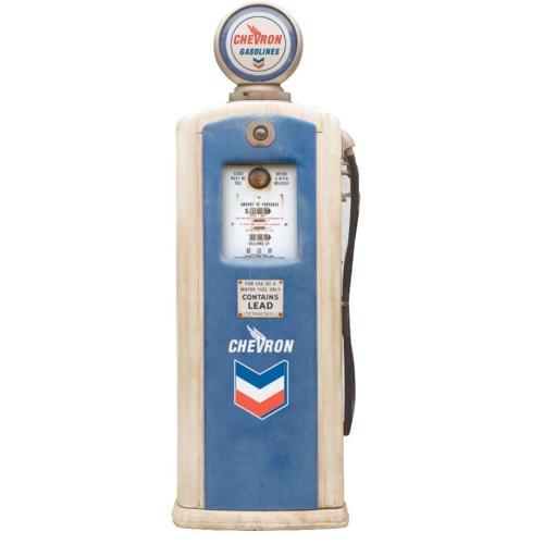Chevron Gas Pump Sign