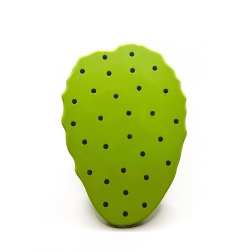 Mexican Baby Teether, Silicone Teething Toy for Teeth Relief, Soothing Grip for 3+ Months, BPA-Free (Nopal)