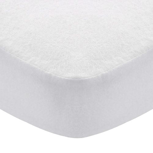 White Crib Sheets Cotton for Boys or Girl, 100% Cotton Flannel Crib Sheet, Heavenly Soft Fitted Crib Sheet for Standard Crib (28" X 52") and Toddler Mattresses Warm, White