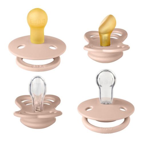 Bibs Try-it Collection 4-Pack Pacifiers 0-6mo