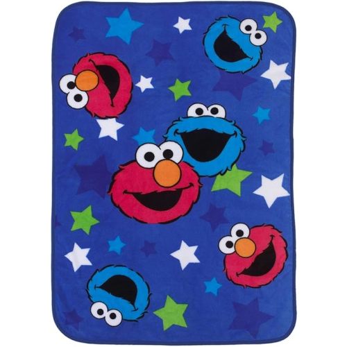 Sesame Street Toddler Blanket - Elmo & Cookie Monster