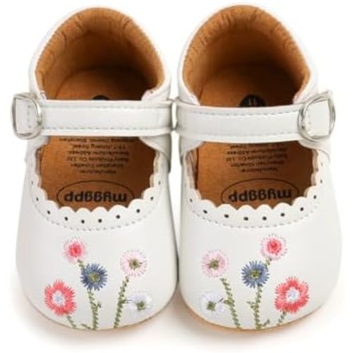 Ohwawadi Infant Baby Boys Girls Slippers Cozy Fleece Booties Soft Bottom Warm Cartoon Socks Newborn Crib Shoes