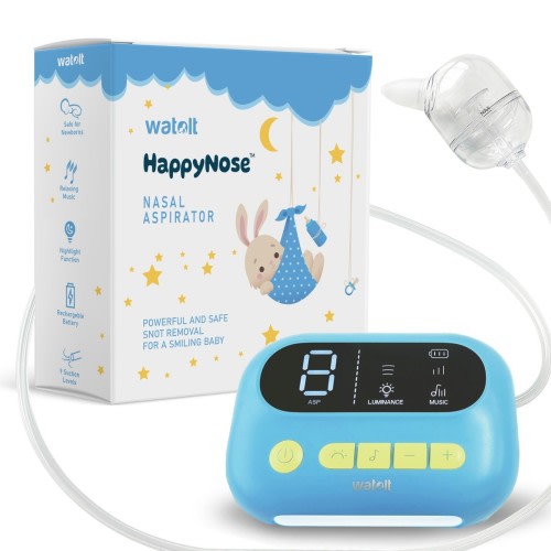 The ‘HappyNose’ Nasal Aspirator with 2X Stronger Suction for Newborn Infant Baby