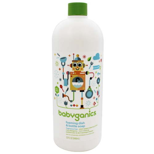 Babyganics Foaming Dish & Bottle Soap Refill - 32 Ounce - Fragrance Free - Walmart.ca