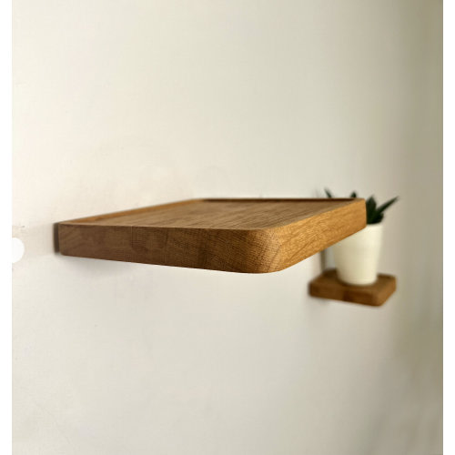 Floating Wood Shelves, Plant Shelf