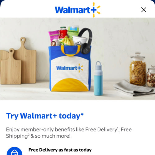 Walmart+ Membership | Start Your 30-Day Trial