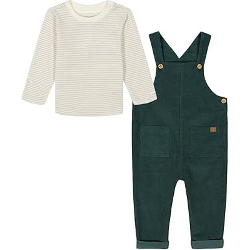 Calvin Klein baby-boys 2pc Overall Set