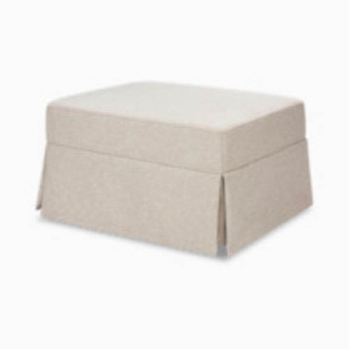 Namesake Crawford Gliding Ottoman - Performance Beach Eco-Weave