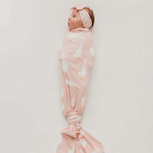 Knit Swaddle Blanket - Goosie
