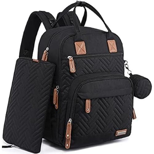 Baby Diaper Bag Backpack, 4 in 1 kit Large Capacity Travel Backpack