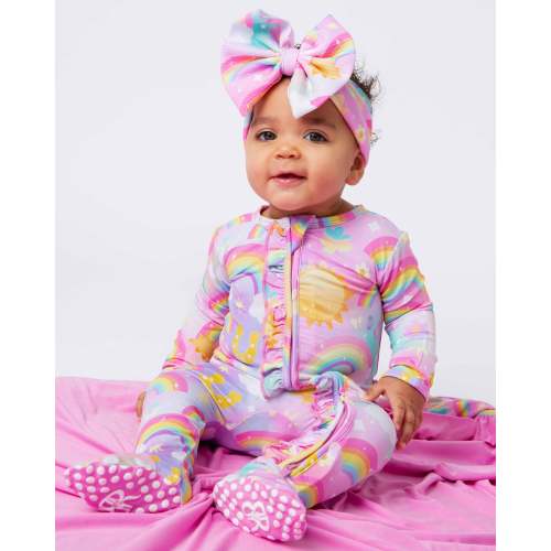 Dream in Color Ruffle Footie