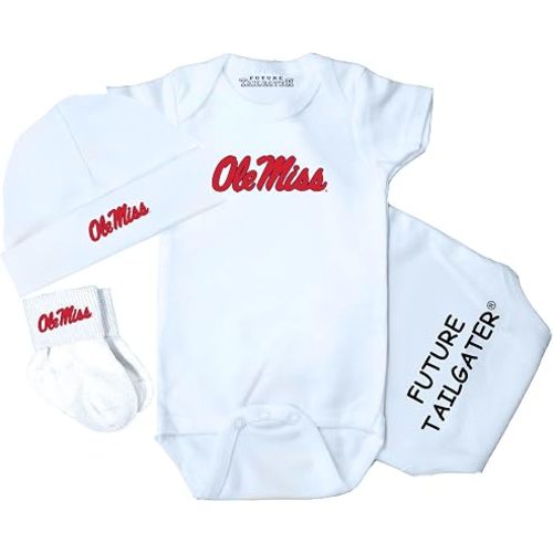 Collegiate Licensed 3 Piece Baby Clothing Gift Set
