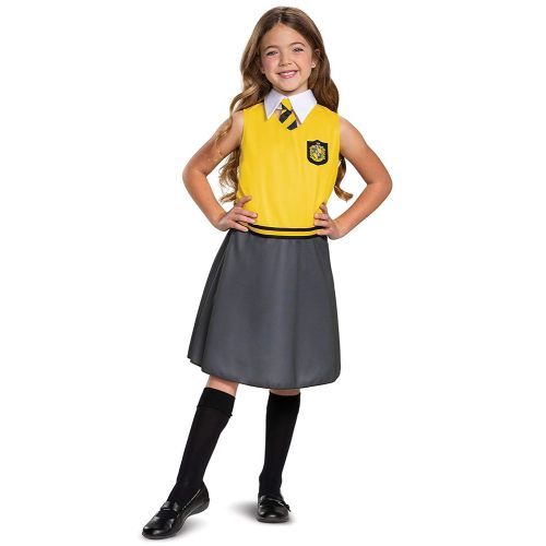 Harry Potter Dress, Official Hogwarts Wizarding World Costume Outfit, Classic Kids Size Dress with Collar and Tie