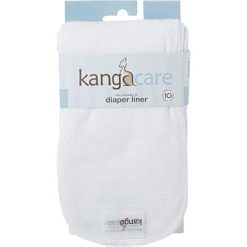 Kanga Care Reusable Microchamois Cloth Diaper Liner Use with Baby Creams or Balms (10 Pack)