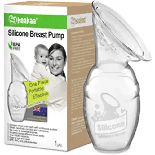 haakaa Manual Breast Pump for Breastfeeding 4oz/100ml - 1 Count (Pack of 1)