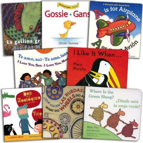 Bilingual Board Books Assortment - Set of 8