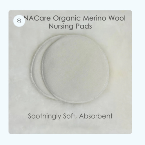 LANACare Merino Wool Nursing Pads, Style "Softline" – Danish Woolen Delight