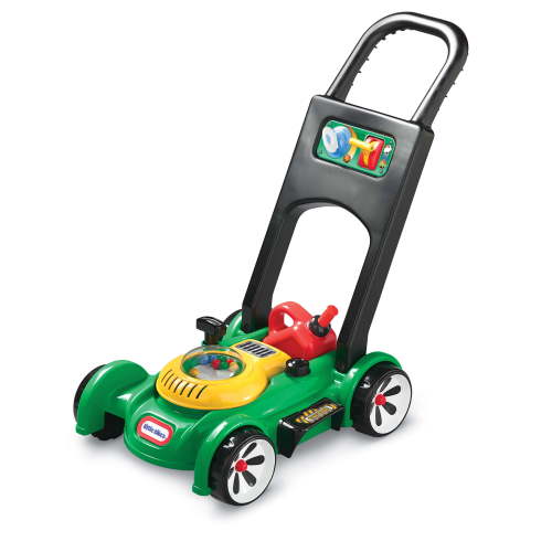 Free Shipping! Little Tikes Gas N Go Mower for Ages 3 Plus Green Kids pretend play lawn mower with sounds and removable gas