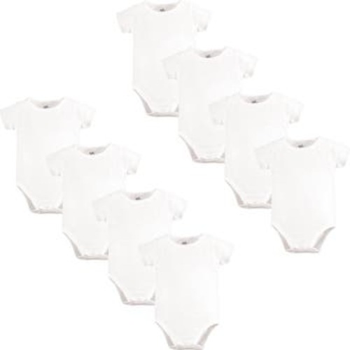 8Pk Organic Bodysuits, 0-3M