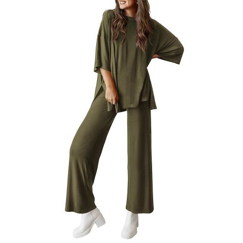 PRETTYGARDEN Two Piece Sets For Women Summer Fashion Lounge Matching Set 2025 Travel Vacation Airport Outfits Clothing