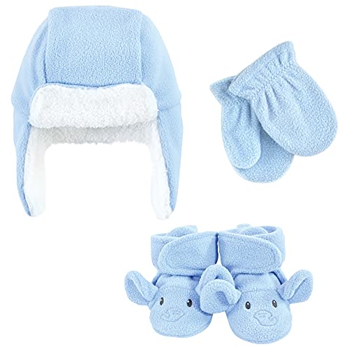 Hudson Baby Baby Hudson Baby Unisex Baby Trapper Hat, Mitten and Bootie Set