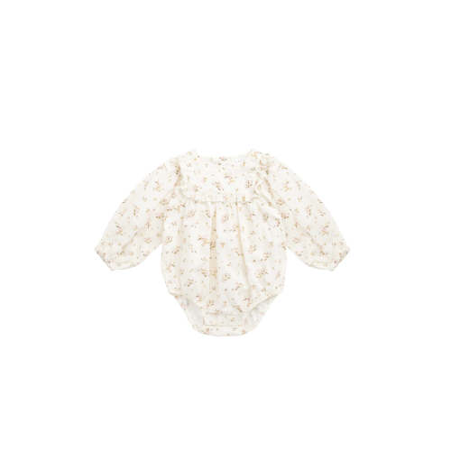 Organic Cotton Frances Playsuit - Bianca Antique – Jamie Kay USA