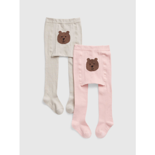 Toddler Bear Tights (2-Pack)